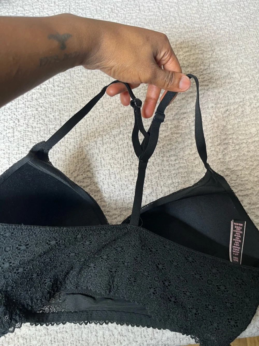 Victorias Secret black Bralette 32D